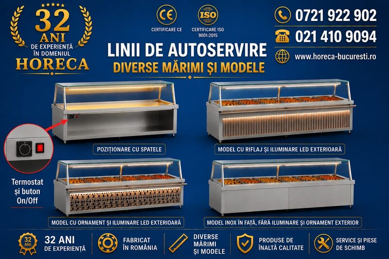 Vitrina calda vitrina rece  premium / Horeca Bucuresti