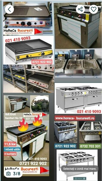 Vitrina calda vitrina rece  premium / Horeca Bucuresti